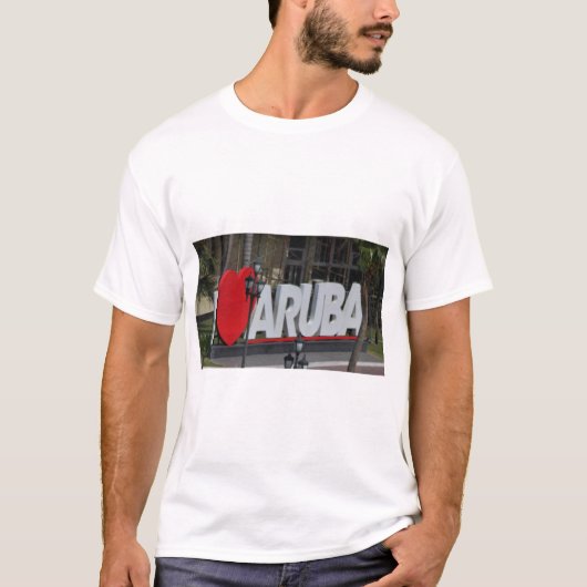 "I Liebe Aruba", Fotografie T-Shirt (Vorderseite)