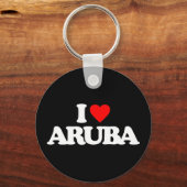 I LIEBE ARUBA SCHLÜSSELANHÄNGER (Vorderseite)