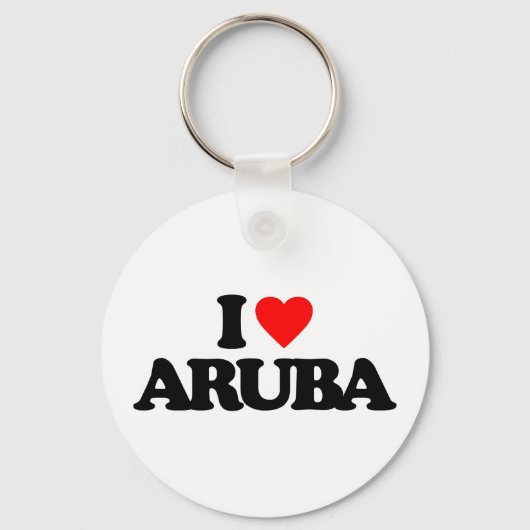 I LIEBE ARUBA SCHLÜSSELANHÄNGER (Vorderseite)