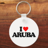 I LIEBE ARUBA SCHLÜSSELANHÄNGER (Vorderseite)