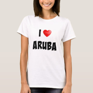 "I Liebe Aruba" - Sonderbekleidung T-Shirt