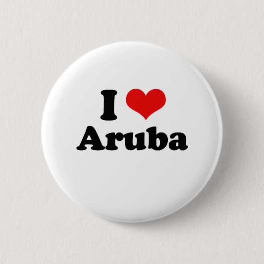 I Liebe-Aruba-T-Shirt Button (Vorderseite)