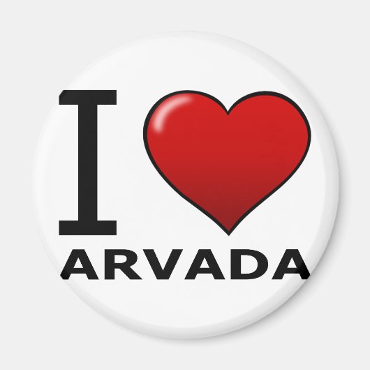 I LIEBE ARVADA, CO - COLORADO MAGNET (Vorne)