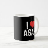 I Liebe Asahi Kaffeetasse (VorderseiteRechts)