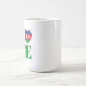 I Liebe Aserbaidschan Kaffeetasse (Mittel)