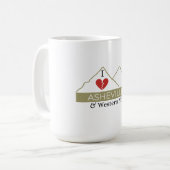 I Liebe Asheville & Western NC Kaffeetasse (Vorderseite Links)