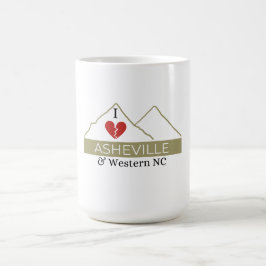 I Liebe Asheville & Western NC Kaffeetasse