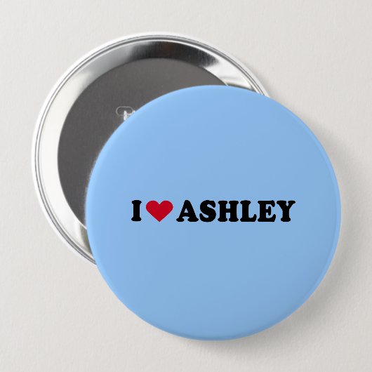 I LIEBE ASHLEY BUTTON (Vorne & Hinten)