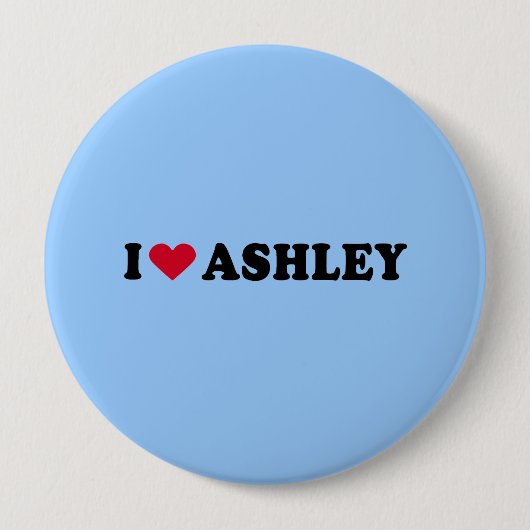 I LIEBE ASHLEY BUTTON (Vorderseite)