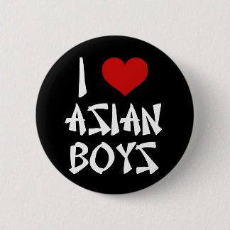I Liebe Asiatische Jungen Button