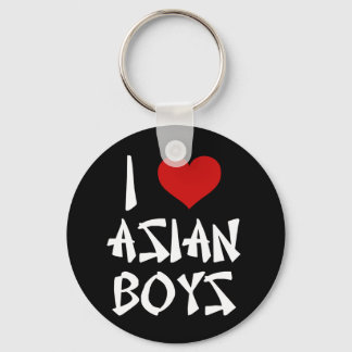 I Liebe Asiatische Jungen Schlüsselanhänger