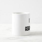 I Liebe-asiatische Mädchen-Tasse Kaffeetasse (Mittel)