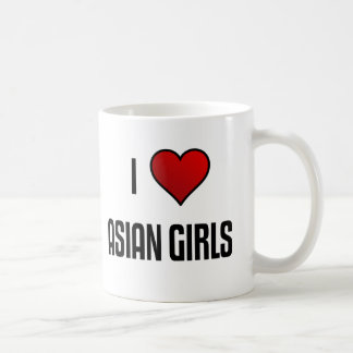 I Liebe-asiatische Mädchen-Tasse Kaffeetasse