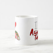I Liebe-AsiatTaco Kaffeetasse (Mittel)