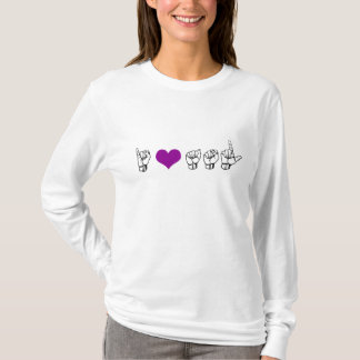 I Liebe ASL (amerikanisches Zeichen-Sprache) T-Shirt