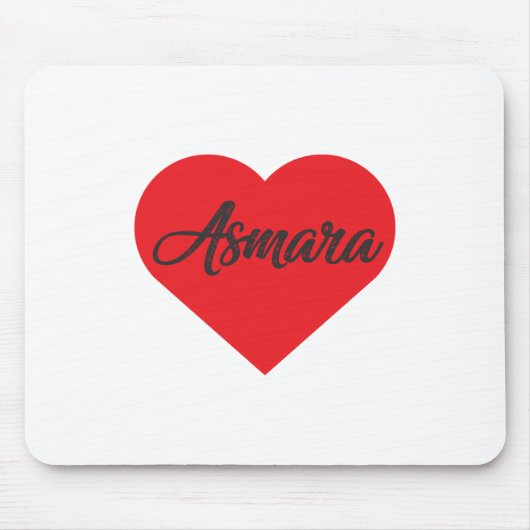 I Liebe Asmara - Eritrea Mousepad (Vorne)