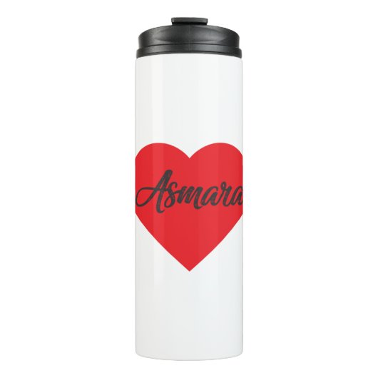 I Liebe Asmara - Eritrea Thermosbecher (Vorderseite)