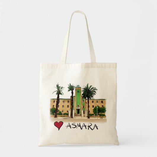 I Liebe Asmara Tragetasche (Vorne)