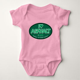 I Liebe Asphalt 1 Stück Baby Bodysuit - Rosa Baby Strampler