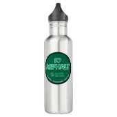 I Liebe Asphalt Edelstahlflasche (Links)