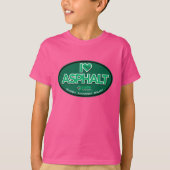 I Liebe Asphalt Kinder T - Shirt - Rosa (Vorderseite)