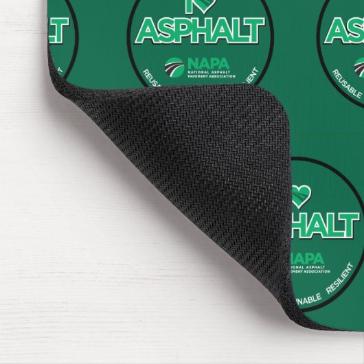 I Liebe Asphalt Maus Pad Mousepad (Ecke)