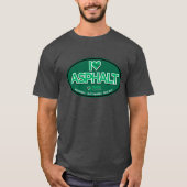 I Liebe Asphalt T - Shirt Männer - Kohle (Vorderseite)