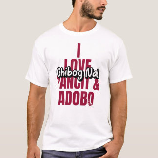 I Liebe aß Adobo und pance v2 T-Shirt
