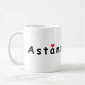 I Liebe Astana Kasachstan Kaffeetasse (Links)