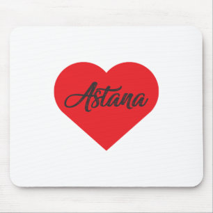I Liebe Astana - Kasachstan Mousepad