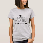 I Liebe Astrologie Sun & Moon Phasen T - Shirt (Vorderseite)