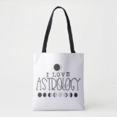 I Liebe Astrologie Sun & Moon Phasen Tasche (Vorderseite)