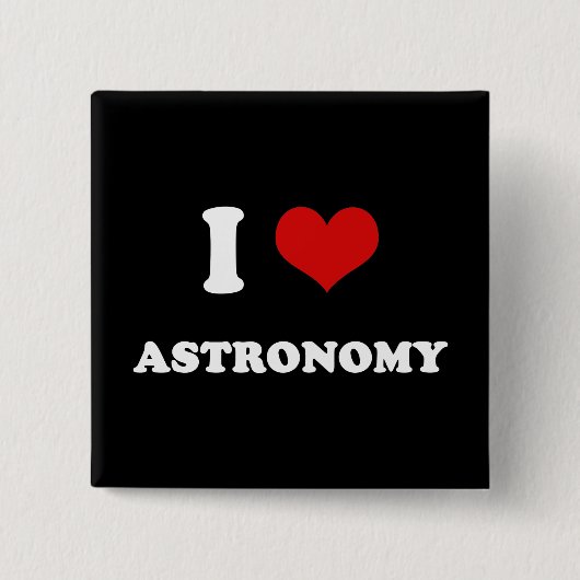 I Liebe-Astronomie des Herz-I Button (Vorderseite)