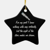 I Liebe-Astronomie Keramikornament (Hinten)