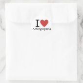 I ❤️ Liebe Astrophysik STICKER (Tasche)