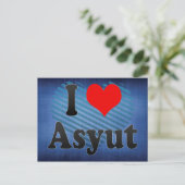 I Liebe Asyut, Ägypten Postkarte (Stehend Vorderseite)