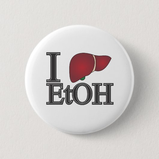 I Liebe-Äthanol Button (Vorderseite)