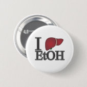 I Liebe-Äthanol Button (Vorne & Hinten)
