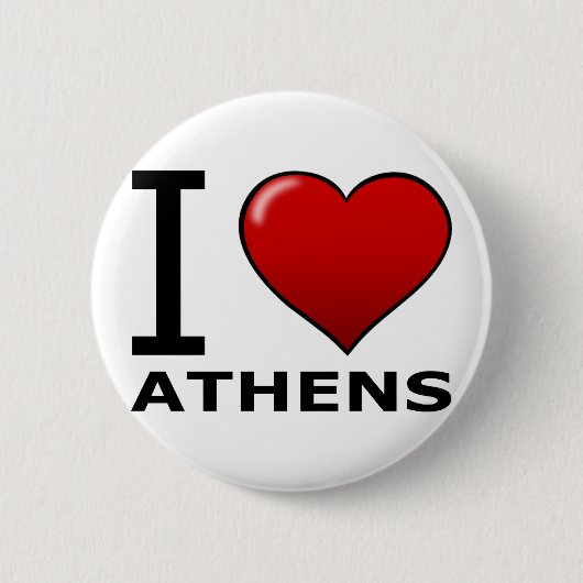 I LIEBE ATHEN, GA - GEORGIA BUTTON (Vorderseite)