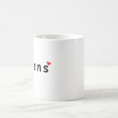 I Liebe Athen Griechenland Kaffeetasse (Mittel)