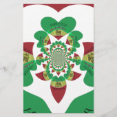 I Liebe Äthiopia Kaleidoscope - Heartfelt Rasta Ar Briefpapier (Vorderseite)