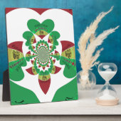 I Liebe Äthiopia Kaleidoscope - Heartfelt Rasta Ar Fotoplatte (Seite)