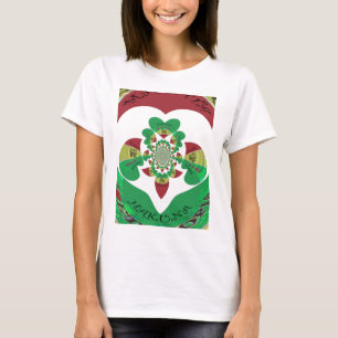 I Liebe Äthiopia Kaleidoscope - Heartfelt Rasta Ar T-Shirt