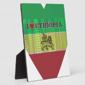 I Liebe Äthiopien Liebliche Herzklopfen Fotoplatte (Seite)