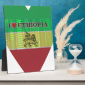 I Liebe Äthiopien Liebliche Herzklopfen Fotoplatte (Seite)