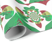 I Liebe Äthiopien Liebliche Herzklopfen Geschenkpapier (Rolleneckpunkt)