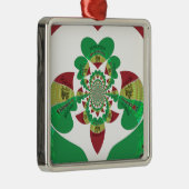 I Liebe Äthiopien Liebliche Herzklopfen Silbernes Ornament (Rechts)