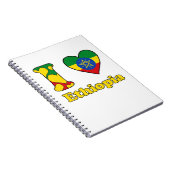 I Liebe Äthiopien Notizblock (Rechte Seite)