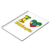 I Liebe Äthiopien Notizblock (Linke Seite)