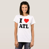 I Liebe Atl Heart Cool Atlanta T-Shirt (Vorne ganz)